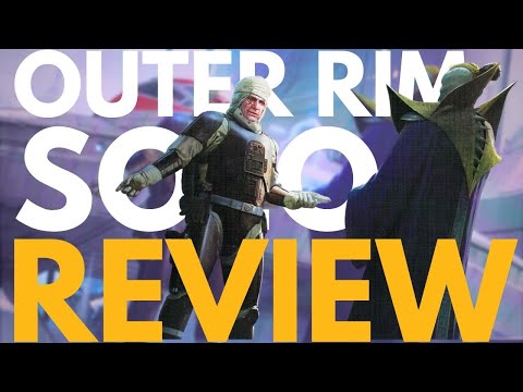 First Impression of Star Wars Outer Rim with Unfinished Business Expansion | Solo Board Game Review