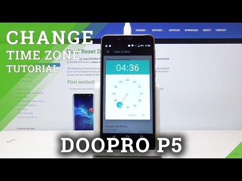 How to Set Up Date & Time in DOOPRO P5 – Time Zone Settings
