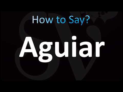 How to Pronounce Aguiar (CORRECTLY!)