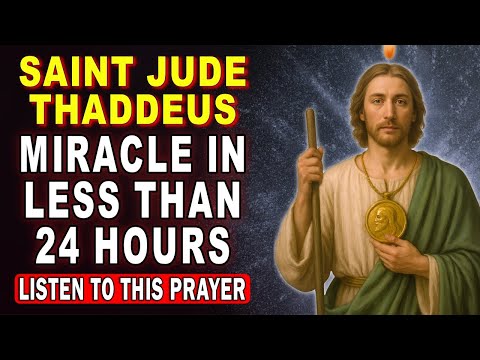 ✝️PRAYER TO SAINT JUDE THADDEUS TO RECEIVE A MIRACLE OF MONEY, WORK, IMPOSSIBLE AND DIFFICULT CASES
