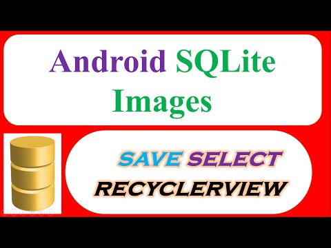 Android SQLite Database 04 : RecyclerView  Web Images -  Save Text and Image URLs ,Show them