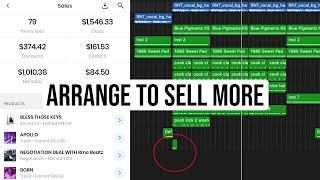 How to ARRANGE your beats for beat selling