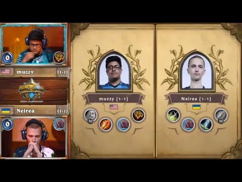 Hearthstone  HCT Spring Championship | Neirea vs Muzzy