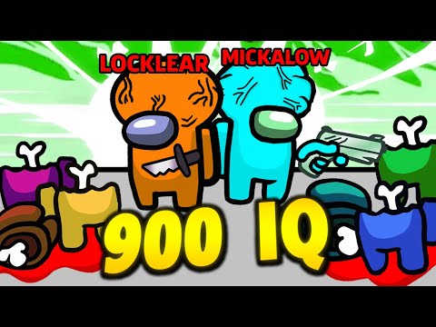 JE BRAIN DES STREAMEURS sur Among Us (Move de GENIE !) 😲😲😲