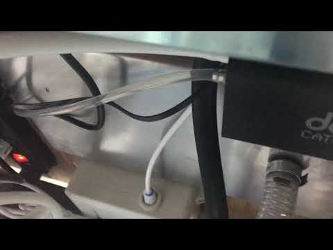 Countersink and plumbing closeup