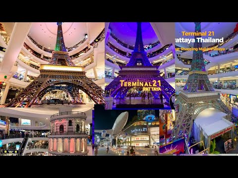 Terminal 21 mall plaza Pattaya Thailand full detailed video.