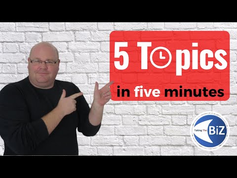 A level Business Revision - 5 Topics in Five Minutes!