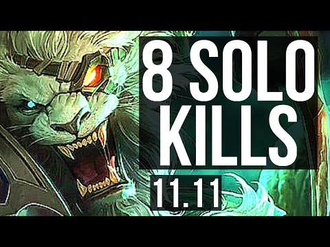 RENGAR vs HEIMERDINGER (TOP) | 2.8M mastery, 8 solo kills, 1100+ games | KR Grandmaster | v11.11