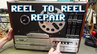 Philips N4416 Reel to Reel Mechanism Repair