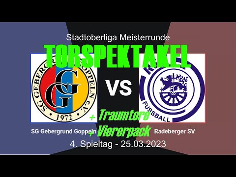 ⚽SG Gebergrund Goppeln - Radeberger SV: SCHÜTZENFEST mit TRAUMTOREN⚽