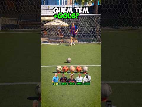 ⚽️ QUEM CONSEGUE MAIS GOLS? #shorts #futebol #futcerto