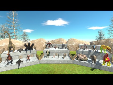 Mini Boss and Boss Team Tournament - Animal Revolt Battle Simulator ARBS