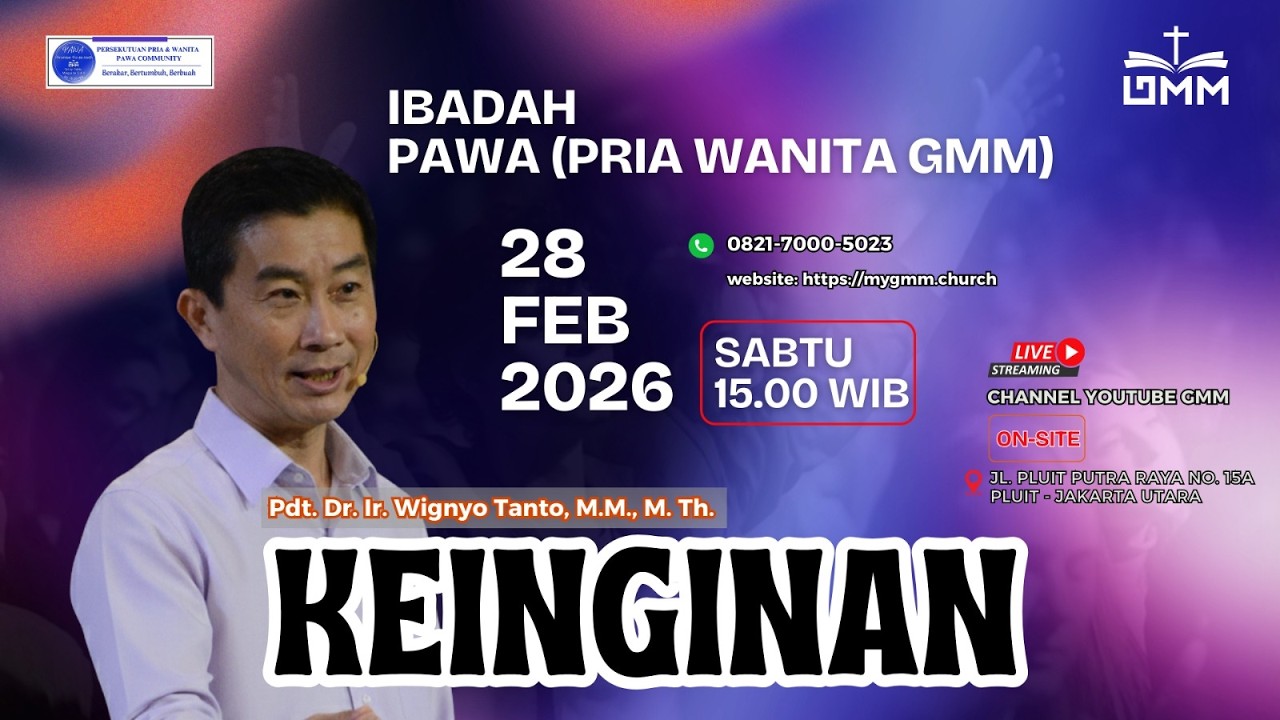 Keinginan – Pdt. Dr. Ir. Wignyo Tanto, M.M., M.Th. (280226)