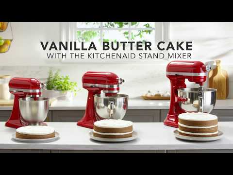 Vanilla Butter Cake Recipe with the KitchenAid® Stand Mixer