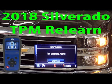 2018 Silverado Sierra TPM Relearn OTC 3838
