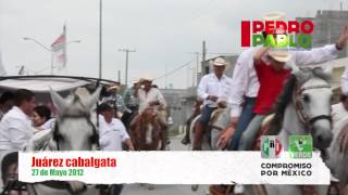 preview picture of video 'Pedro Pablo Treviño en la Cabalgata en Juárez. 27 de mayo de 2012.'