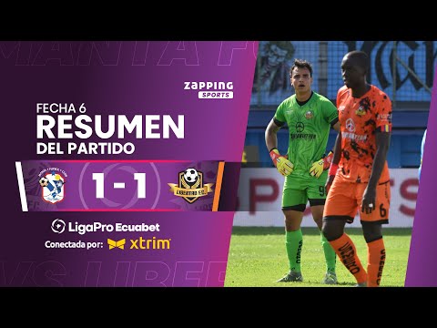 Manta FC 1 - 1 Libertad FC / Fecha 6 / LigaPro Ecuabet conectada por Xtrim