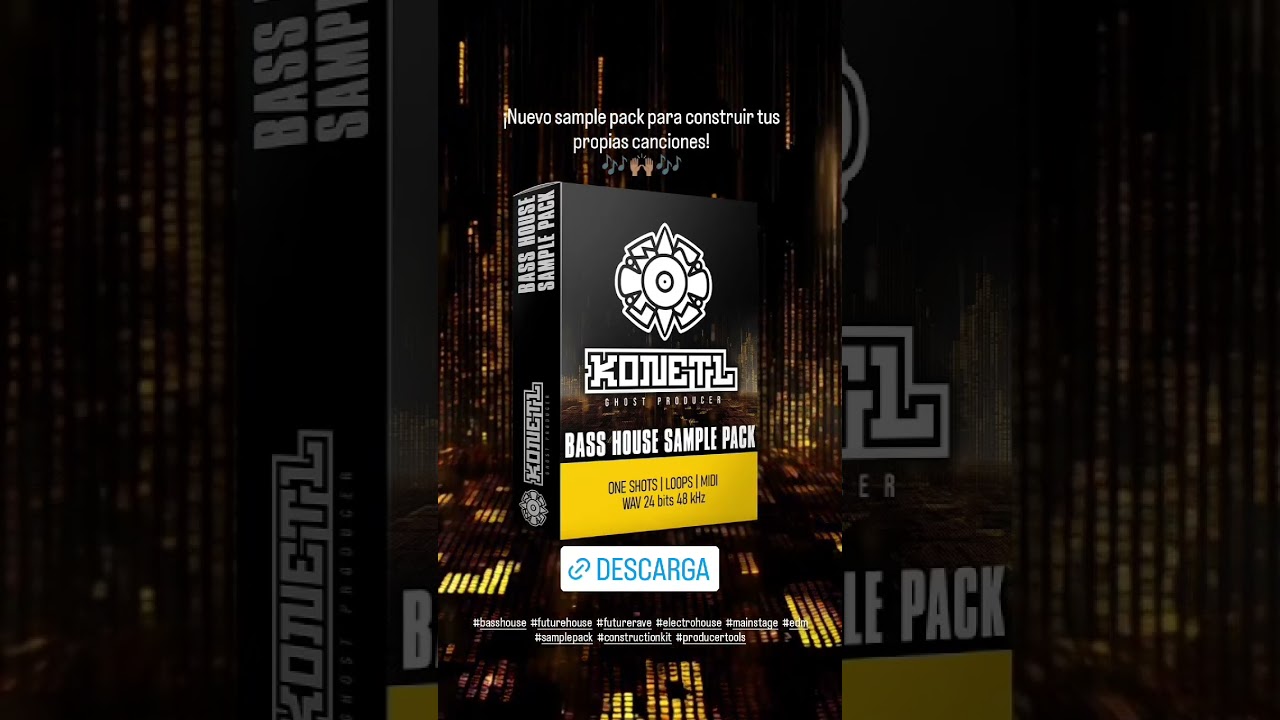 Bass House Sample Pack 100% libre de regalías 🎶👌🏽🎶