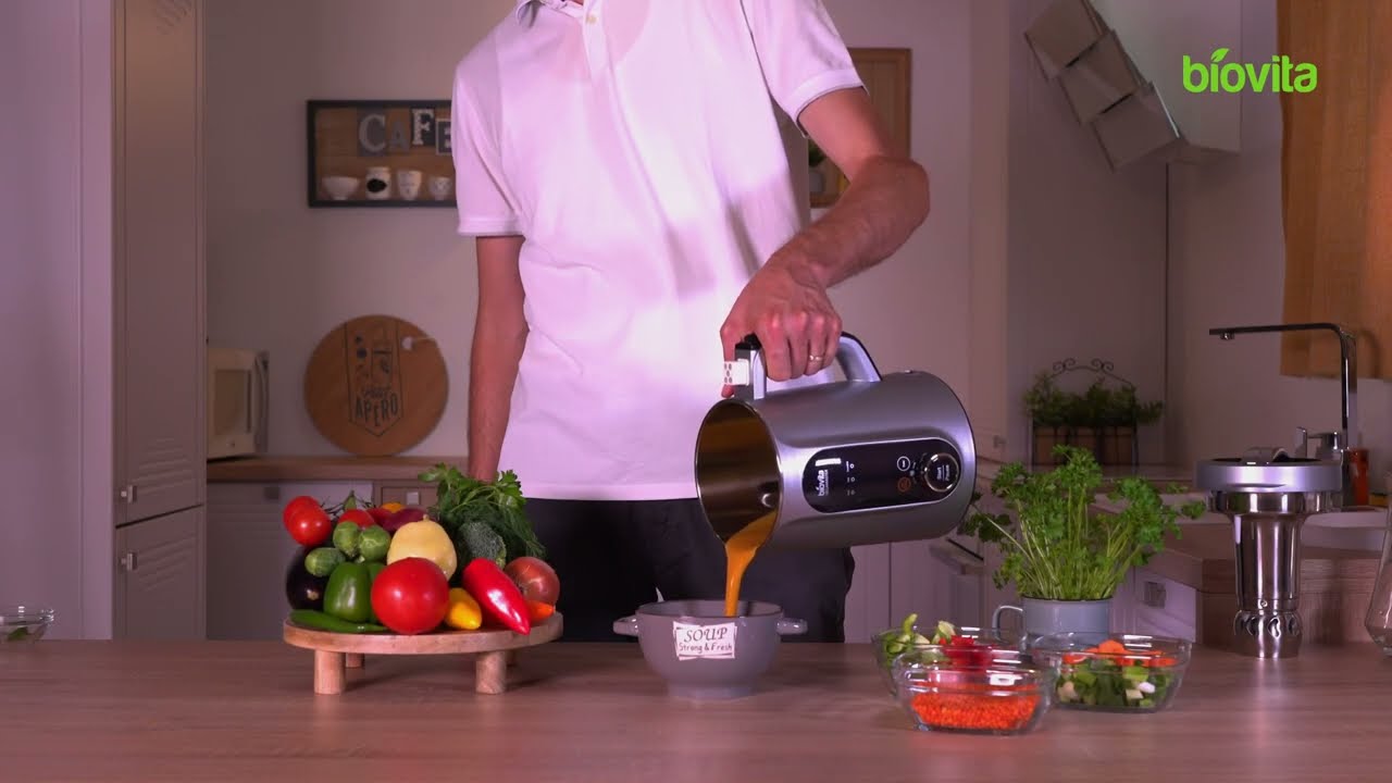 Aparat pentru preparat lapte vegetal si supe creme Biovita VegaMaster