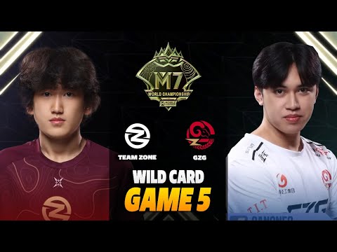 ZONE vs GZG GAME 5 M7 WILD CARD DECIDER STAGE | TEAM ZONE vs GUANZHOU GAMING
