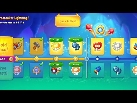 @Fishdom Atlantis Cup Stage 50 - Special Level 52 Challenge. 🧨⚡Level 9 🔓