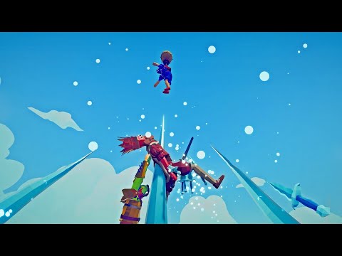 KING ICE and CYCLOPS' + BALLOONER vs EVERY UNIT | TABS - Totally Accurate Battle Simulator