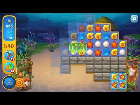 Fishdom level 833 Gameplay (iOS Android)