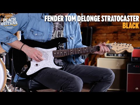 Fender Tom DeLonge Stratocaster - Rosewood - Black image 11
