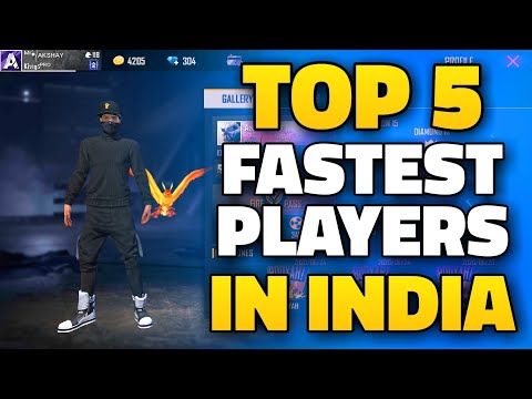 Top 5 Fastest Players In India Free Fire Fastest Player In Free Fire Download Free Www Ringmobi Com