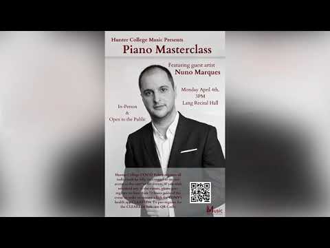 Piano Masterclass with Nuno Marques