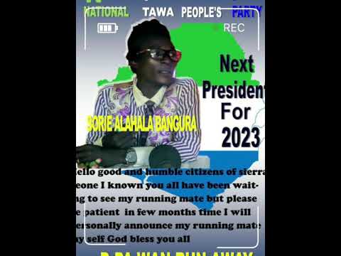 New song by Sorie Alahala Bangura, D PA  WAN RUN AWAY #newsong2020 #djsly