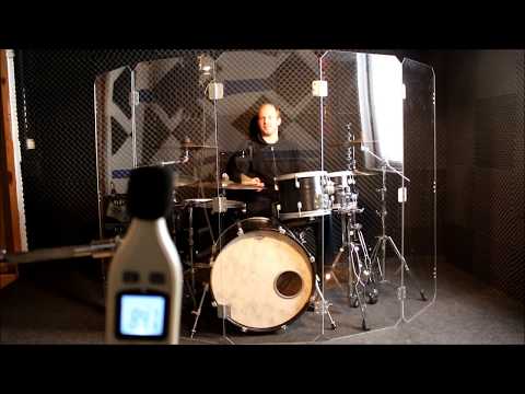 GIS DS1 - 5 Panel Drum Shield Geilich Instrument Shields Schallschutz für Instrumente