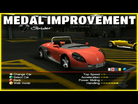 PGR2 - Renault Spider Medal Improvement - Street Race (2) Platinum