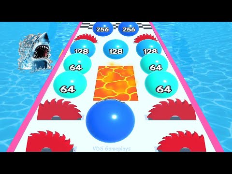 2048 Runner Balls Ball Run Game Levels (1-10) Android iOS Gameplay