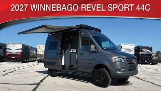 A preview image of the linked video showcasing 2027 Winnebago Revel Sport 44C