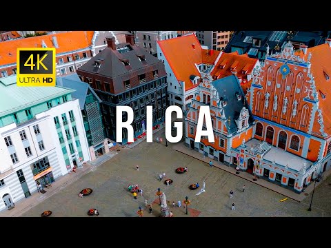 Riga, Latvia 🇱🇻 in 4K Ultra HD | Drone Video