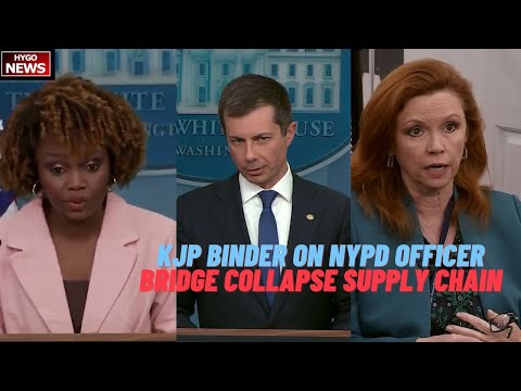 KJP Reads From Binder On NYPD Officer; Buttigieg Won't Say Bridge Collapse Supply Chain Problems