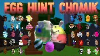 HOW TO FIND ALL EGGS + EGG HUNT CHOMIK - Find the Chomiks