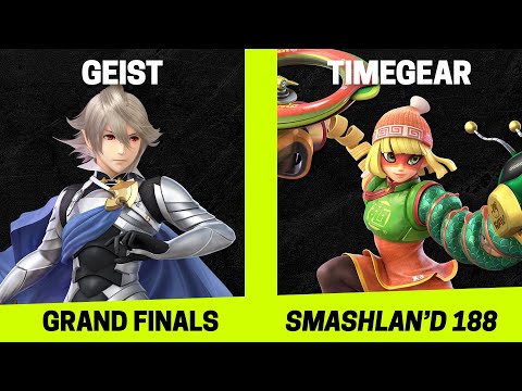 SmashLAN'd 188 Grand Finals - Geist (Corrin, Bayonetta) vs TimeGear (Min Min) - SSBU Tournament