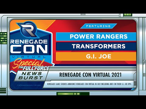 NEWS BURST!! RENEGADE GAME STUDIOS REVEAL RENEGADE CON VIRTUAL FEATURING G.I. JOE!!