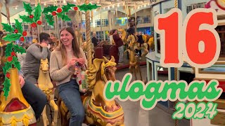 Day 16 - christmas lights and ghost tour // Vlogmas 2024