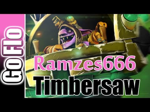Timbersaw 6.88 b Ramzes666 Dota 2 Pro Gameplay