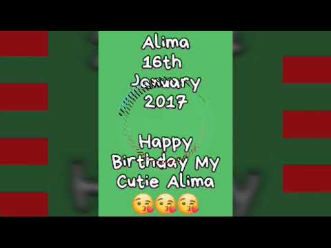 Happy birthday Alima & Arhaan....