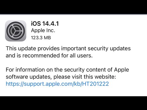 iOS 14.4.1 is out.  and a brief update for this channel.