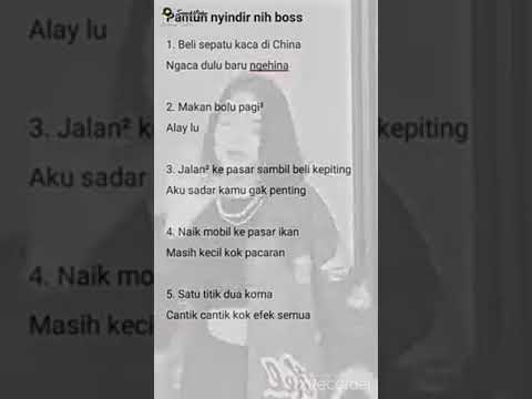 pantun buat nyindir teman musuh 😀 || subscribe ya