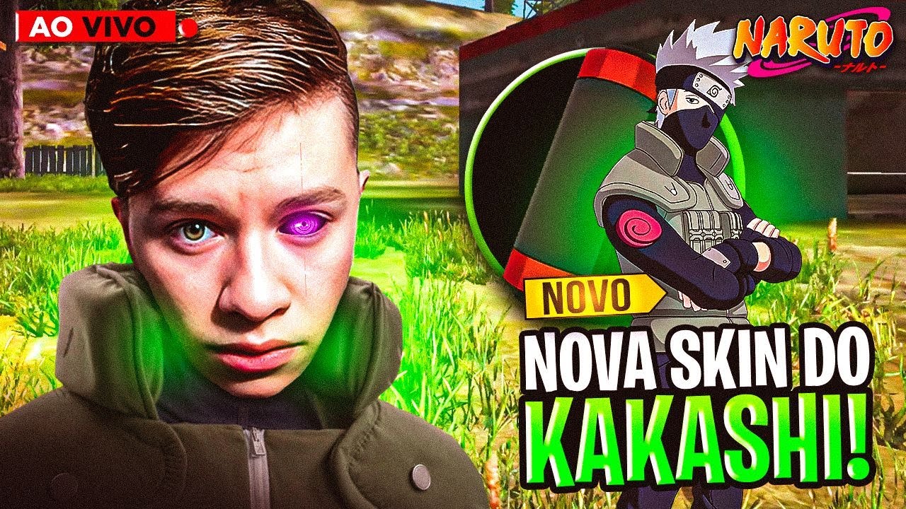 FREE FIRE KAKASHI e TOP5 NOVA DOZE🎄 APELAPATO LIVE ON 💙 MEGA
