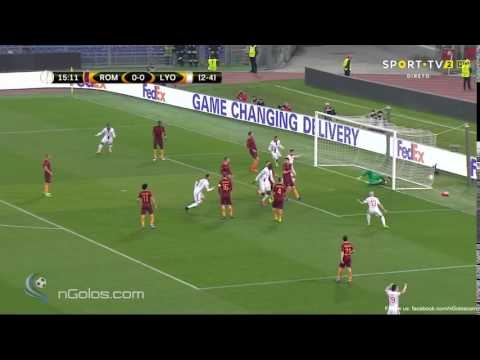 Roma 0:1 Lyon Goal Diakhaby Europa League 16.03.17 HD