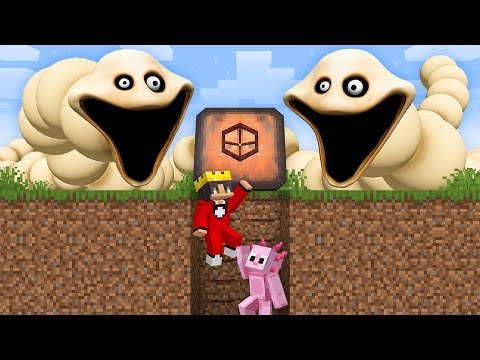 HUNGRY WORM vs DOOMSDAY BUNKER In Minecraft!
