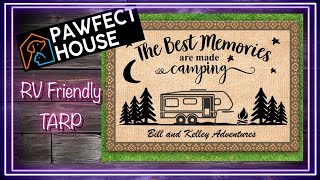 RV Décor - Pawfect Personalized Camping Tarp
