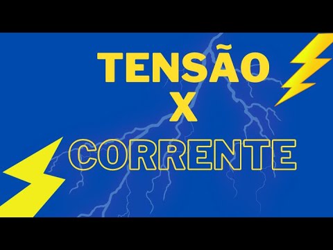TENSÃO ELÉTRICA E CORRENTE ELÉTRICA | Entenda de forma fácil
